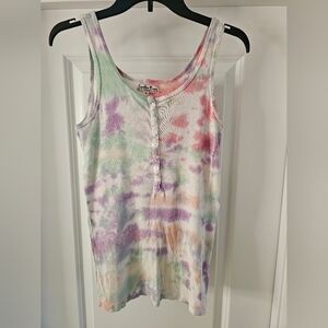 Colorful Tie-Dye Tank Top